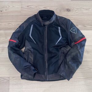 Men’s Rev’it Black & Camouflage Motorcycle Jacket